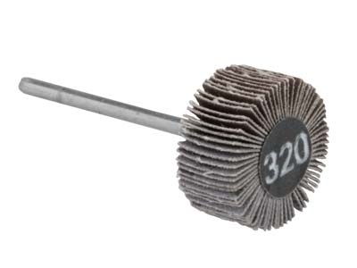 Bench Essentials By Cooksongold Emery Flap Wheel, Square Edge, 320 Grit - Standard Image - 1