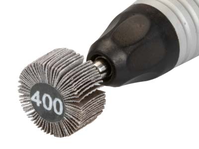 Bench Essentials By Cooksongold Emery Flap Wheel, Square Edge, 400 Grit - Standard Image - 3