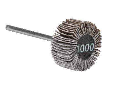 Bench Essentials By Cooksongold Emery Flap Wheel, Square Edge, 1000 Grit - Standard Image - 1