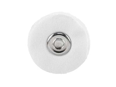 Bench Essentials By Cooksongold Muslin Pendant Wheel, Medium, White - Standard Image - 2