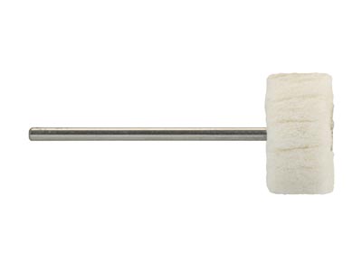 Bench Essentials By Cooksongold Soft Felt Flap Wheel, Mounted, 20mm X 10mm X 2.34mm Shank - Standard Image - 3