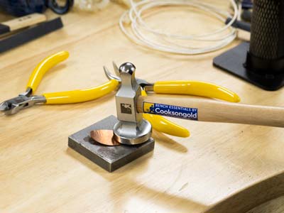 Bench Essentials By Cooksongold Chasing Repousse Hammer 32mm - Standard Image - 3