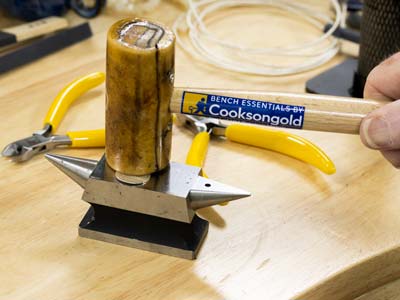 Bench Essentials By Cooksongold Rawhide Mallet 37mm - Standard Image - 3