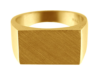 Solid gold sales initial ring