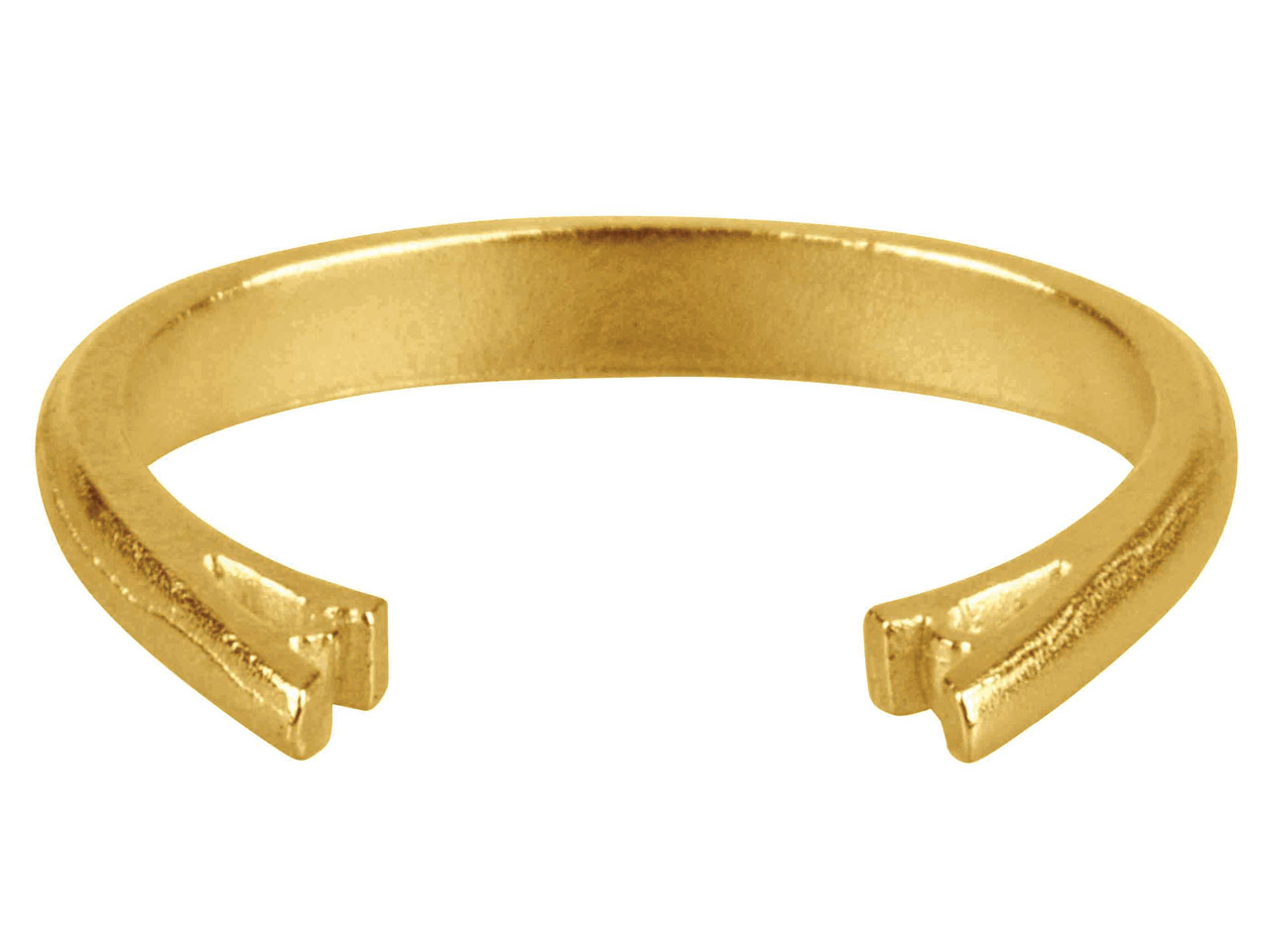 18ct Yellow Gold 3 Stone Ring Shank Size M - Standard Image - 2
