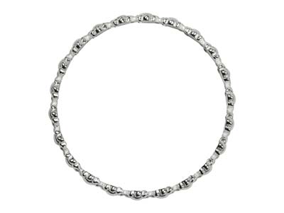 Sterling Silver Daisy Flower Ring  3mm Size M - Standard Image - 2