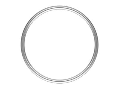 Sterling Silver Plain Ring 1mm Size N12
