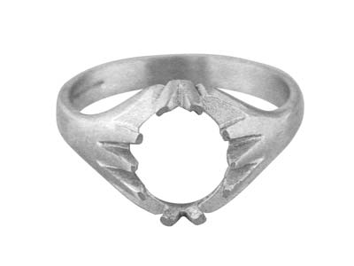 Sterling Silver Gypsy Ring          Single Stone Oval Hallmarked Stone  Size 10x8mm Size V Solid Shoulders, 100 Recycled Silver