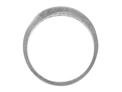 Sterling Silver 7 Stone             Eternity Ring 7x3mm Hallmarked Size P, 100% Recycled Gold - Standard Image - 2