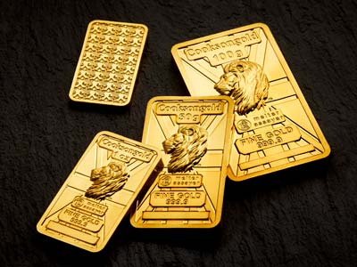 100g Fine Gold Bar 999.9 - High Relief Lion's Head Collection Serialised - Standard Image - 5