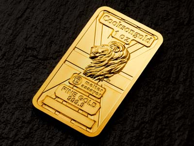 1oz Fine Gold Bar 999.9 - High Relief Lion's Head Collection Serialised - Standard Image - 1