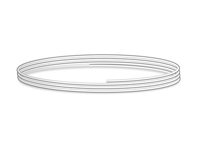 9ct-White-Gold-Round-Wire-1.00mm-X-10...