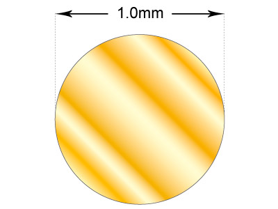 Q9999 Fine Gold Wire 1.00mm Fully  Annealed - Standard Image - 2