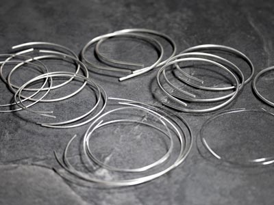 Sterling Silver Round Wire 1.00mm X 1000mm, Fully Annealed, 100%        Recycled Silver - Standard Image - 8