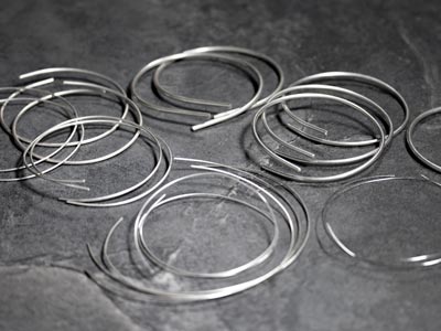 Sterling Silver Round Wire 1.00mm X 1000mm, Fully Annealed, Pre-cut,    100% Recycled Silver - Standard Image - 8