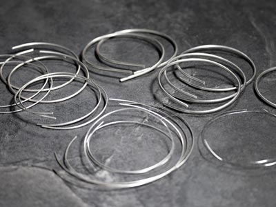 Sterling Silver Round Wire 1.00mm X 2000mm, Fully Annealed, Pre-cut,    100% Recycled Silver - Standard Image - 8