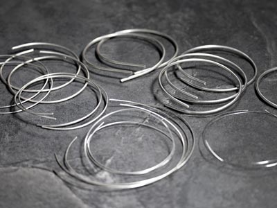 Sterling Silver Round Wire 1.50mm X 1000mm, Fully Annealed, Pre-cut,    100% Recycled Silver - Standard Image - 8