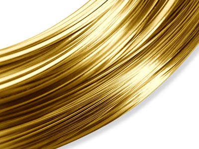 Gold Filled Round Wire 0.5mm Half  Hard - Standard Image - 1