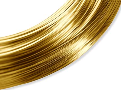 Gold Filled Round Wire 1.3mm Half  Hard - Standard Image - 1