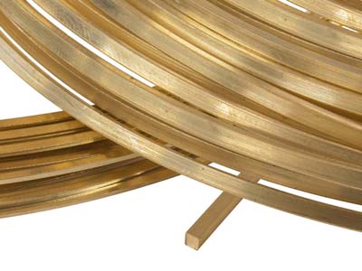 18ct Yellow Gold Fairtrade Gold    Square Wire 6.00mm