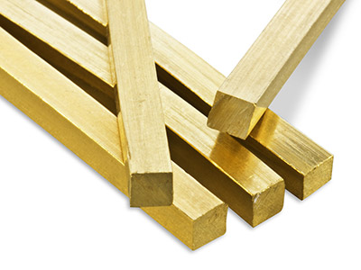 18hab Square Pin Wire 3.00mm Fully Hard, Straight Lengths, 100%       Recycled Gold - Standard Image - 1