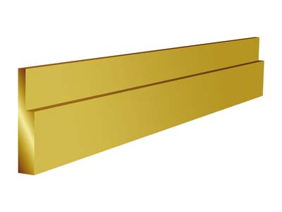9ct Yellow Gold Bearer Wire 34gmtr 4.8mm X 0.9mm X 0.4mm