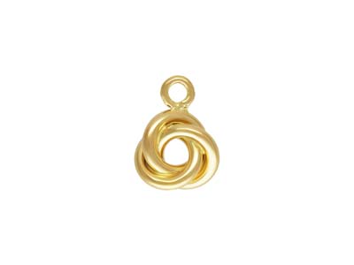 Gold Filled Knot Drop 5mm - Standard Image - 1