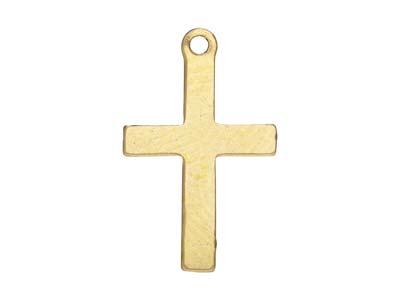 Gold Filled Cross Charm 16x10mm
