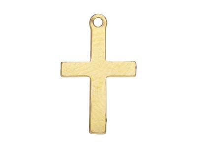 Gold Filled Cross Charm 16x10mm