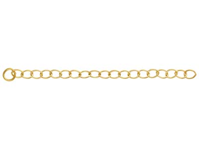 14k Gold Filled 1mm Necklace Extender Chain | Available Lengths 1, 2, 3,  4, 5, 6 | Extension Chain For Your Necklace, Bracelet, Anklet And Other