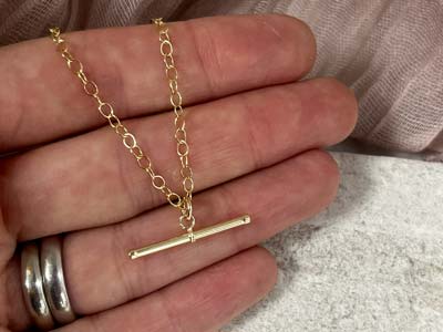 Gold Filled T-bar 24mm X 1.8mm - Standard Image - 3