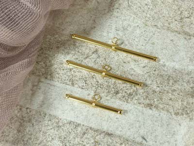 Gold Filled T-bar 24mm X 1.8mm - Standard Image - 4