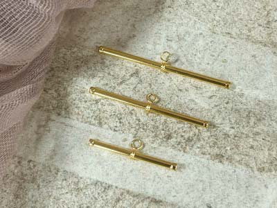 Gold Filled T-bar 33mm X 1.8mm - Standard Image - 4