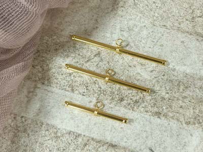 Gold Filled T-bar 37mm X 1.8mm - Standard Image - 4