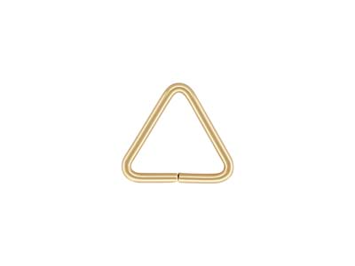 Gold Filled Triangular Closed Bails / Jump Ring 7.5mm Pack of 5 - Standard Image - 1