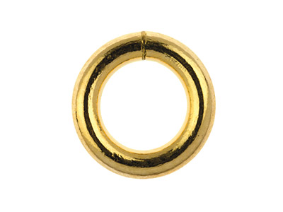 Gold Filled Closed Jump Ring 5mm   Pack of 5 - Standard Image - 1