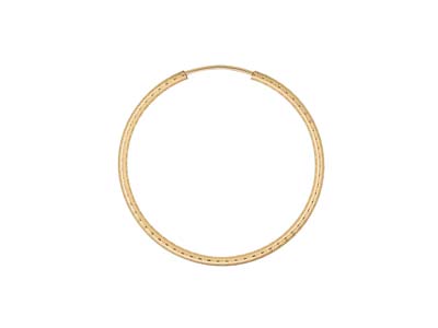 Gold Filled 30mm Hoop Earring