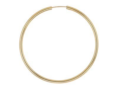 Gold Filled 60mm Endless Hoop      Earring