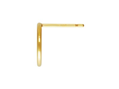 Gold Filled Circle Of Life Earring 10mm - Standard Image - 2