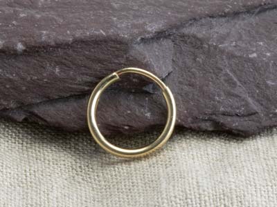 Gold Filled Endless Hoops 10mm     Pack of 2 - Standard Image - 6