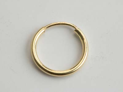 Gold Filled Endless Hoops 12mm     Pack of 2 - Standard Image - 5