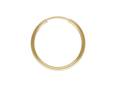 Gold Filled Endless Hoop 17mm