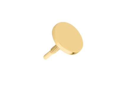 Gold Filled Circle Labret Post 3mm
