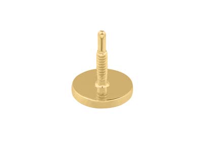 Gold Filled Circle Labret Post 3mm - Standard Image - 2