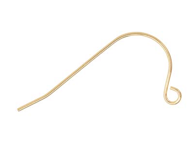 Gold Filled Plain Hook Wire 36mm   Pack of 6 - Standard Image - 1