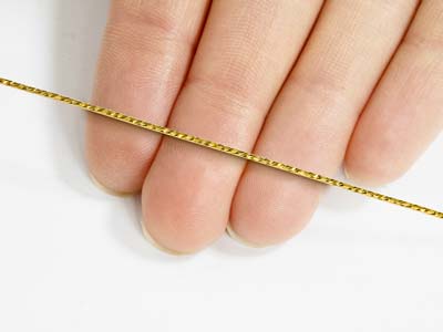 Gold Filled Sparkle Wire 0.76mm    Half Hard - Standard Image - 3