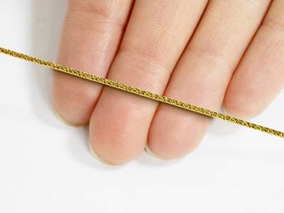 Gold Filled Sparkle Wire 1mm Half  Hard - Standard Image - 3