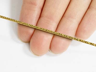 Gold Filled Sparkle Wire 1.3mm Half Hard - Standard Image - 3