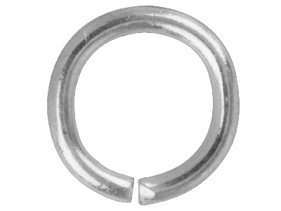 Silver Plated Jump Ring Round 8.8mm Pack of 100 - Standard Image - 1