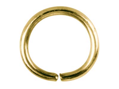 Gold Plated Jump Ring Round 10mm   Pack of 100 - Standard Image - 2